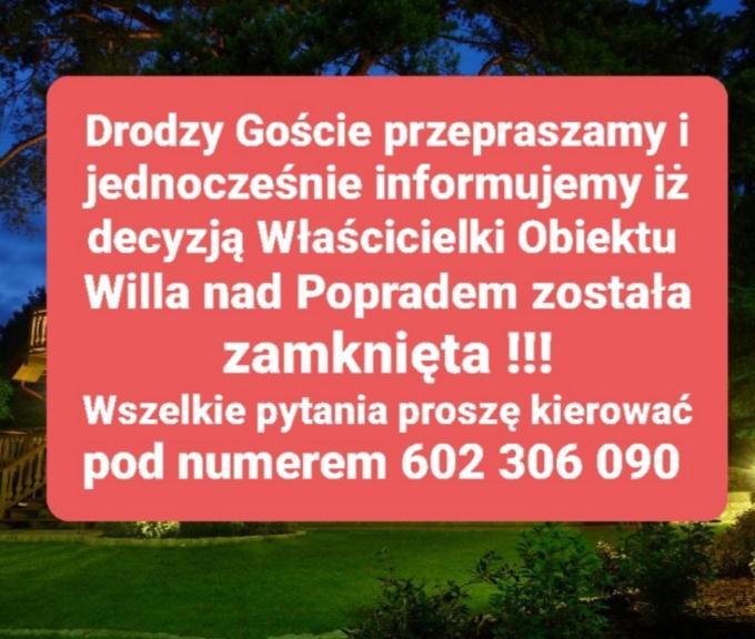 Piwniczna-Zdroj Willa Nad Popradem B&B 외부 사진